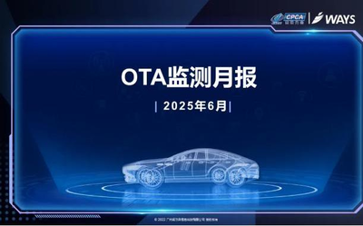 6月中国汽车行业OTA月报发（跑得快）布 自主品牌更新269项功能
